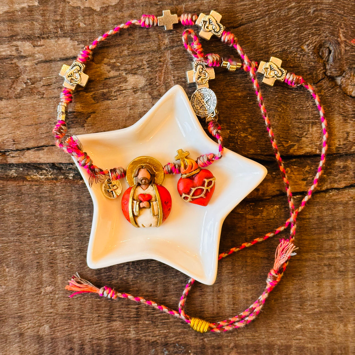 Collar Nuditos Sagrado Corazón de Jesús