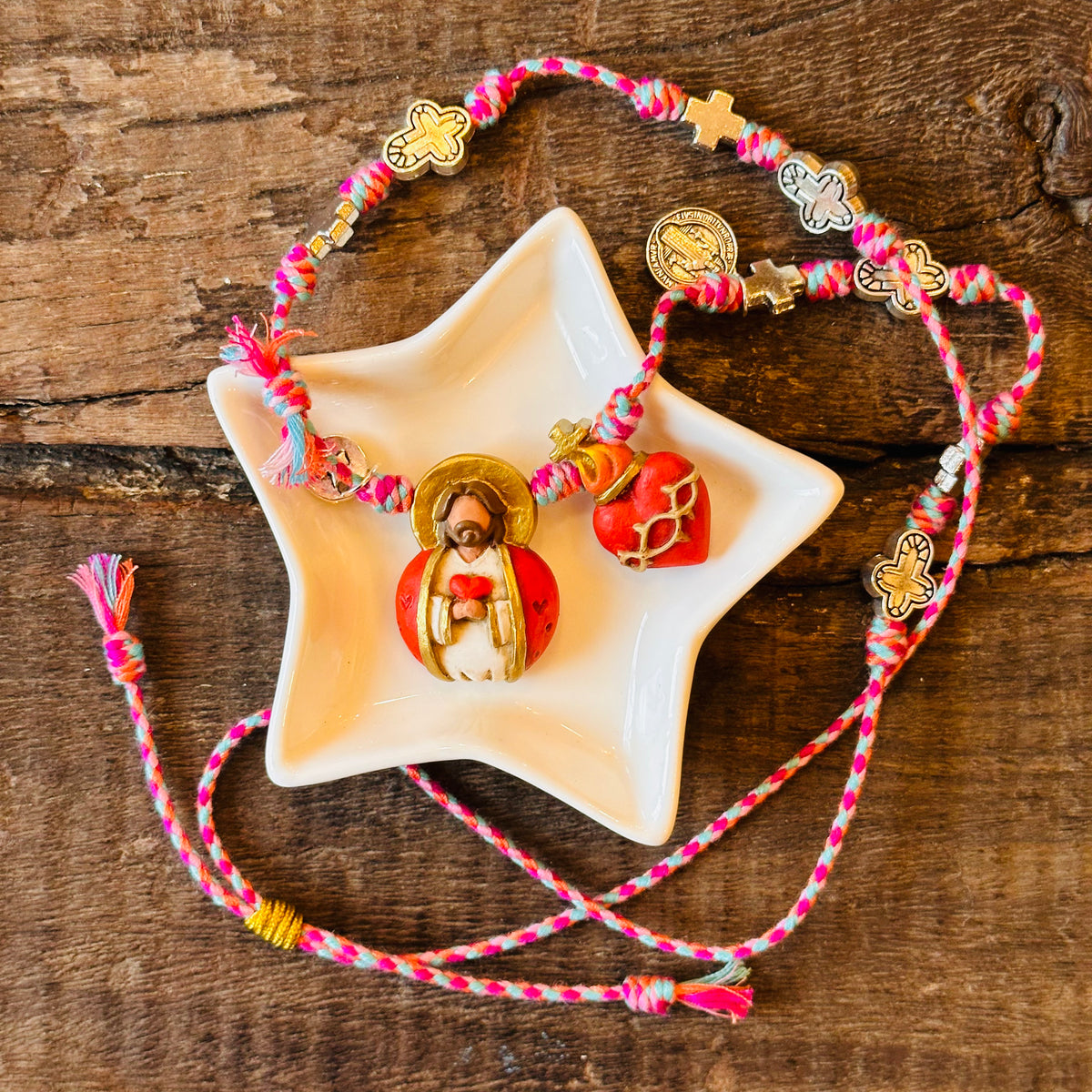 Collar Nuditos Sagrado Corazón de Jesús