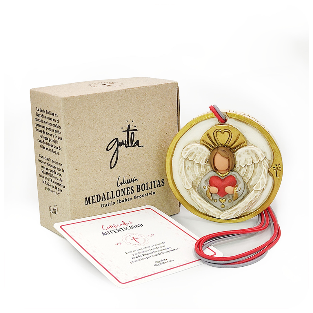 Ángel del Amor Corazón Rojo